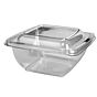Saladeira Plstico Quadrada 1000ml 195x195x60mm RPET Transparente 400 un