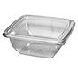 Tampa Plstico RPET Rasa para Saladeira Quadrada 500/750ml 160x160x0mm APET 400 un