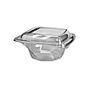 Tampa Plstico RPET Alta para Saladeira Twirl 375/500ml 140x140x20mm 400 un