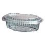Saladeira Plstico Oval 500g 180x120x60mm PP Tampa Lisa 400 un