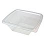 Saladeira Plstico Clear 1000ml 195x195x73mm PP transparente 400 un