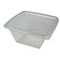 Saladeira Plstico Clear 1500ml 195x195x90mm PP transparente 400 un