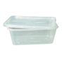 Recipiente de Plstico PP Transparente Rectangular 1000ml 175x120x65mm 10x50 un