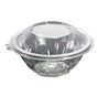 Saladeira Plstico Redonda 500ml 155x155x66+27mm RPET com tampa Caixa 300