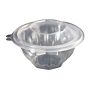 Saladeira Plstico Redonda 250ml 120x120x55+17mm PP com tampa Caixa 300