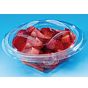 Saladeira Plstico Redonda 250ml 120x120x68mm APET com tampa Caixa 360