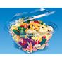 Saladeira Plstico Redonda 1000ml 185x185x102mm APET com tampa Caixa 240