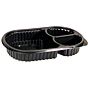 Contentor para Micro-ondas M8020 com 3 Compartimentos 235x145x35mm 400 un
