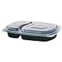 Tampa para Contentor Micro-ondas 9100 de 2 Compartimentos 4x100 un