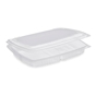 Contentor para Micro-ondas Rectangular OK15052C Transl�cido 2x725ml 292x223x46mm 100 un