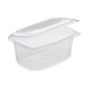 Contentor para Micro-ondas Rectangular OK1050 Transl�cido 1000ml 185x135x84mm 300 un