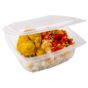 Contentor para Micro-ondas Rectangular OK1000 Transl�cido 1000ml 190x185x61mm 300 un
