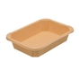 Recipiente Kraft+PE Retangular Multiusos 216x154x40mm 6x50 un