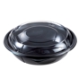 Tampa para Saladeira Plstico Preto 800ml 300 un