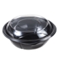 Tampa para Saladeira Plstico Preto 400ml 300 un