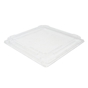 Tampa de Plstico rPET Transparente 270x270x25mm para Recipiente Sushi 70 un