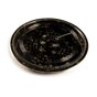 Recipiente Plstico Preto + Tampa para Sushi 356x47mm 4x30 un