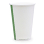 Copo de Carto+PLA para Bebidas Quentes 500ml 16oz Branco Vegware 20x50 un