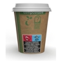 Copo de Carto+PLA para Bebidas Quentes 360ml 12oz Castanho Vegware 20x50 un