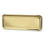 Travessa de Carto Comprida Cantos Rectos Dourado 150x440mm 4x100 un