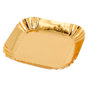 Travessa de Carto Dourado para Pastelaria 65x65mm 100 un