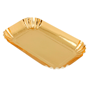 Travessa de Carto Dourado para Pastelaria 50x95mm 100 un