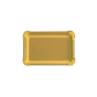Travessa de Carto Dourado para Pastelaria 100x160mm 100 un