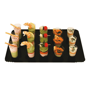 Travessa de Carto Preto / Dourado para Traiteur 190x280mm 4x25 un