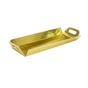 Bandeja de Carto Dupla Face Ouro com Laterais e Asas 350x120x25mm 6x100 un