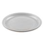 Prato em PLA branco raso 210x21mm 600un