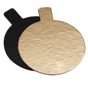 Disco de Carto Dupla Face Ouro/Preto com Pega 80mm 250 un
