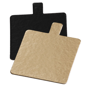 Disco de Carto Dupla Face Ouro/Preto com Pega 80x80mm 250 un