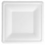 Prato Celulose de Cana de Acar Branco 160x160x15mm 10x50 un