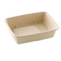 Contentor Rectangular em Cana de Acar Natural Sabert 160x229x48mm 950ml 300un