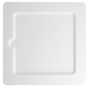 Prato Celulose de Cana de Acar Branco 200x200x10mm 4x50 un
