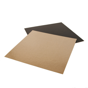 Disco Quadrado em Carto Chocolate / Pralin 220x220mm 100 un