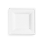 Prato Celulose de Cana de Acar Branco 160x160x15mm Vegware 10x50 un