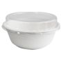 Tampa Plstico PET 160x31mm Alta para Tigela em Cana de Acar 155x54mm 4x50un