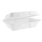 Contentor Rectangular em Bagao Branco 155x228x74mm 27g Vegware 4x50un