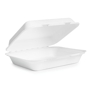 Contentor Rectangular em Bagao Branco 240x207x69mm 48g Vegware 4x50un