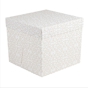 Caixa Alta em Cart�o Micro-canelado para Pastelaria Impress�o Deco 356x356x305mm 30 un