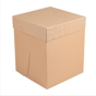 Caixa Alta em Cart�o Micro-canelado para Pastelaria Castanho 254x254x305mm 30 un