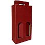 Caixa em Carto para 2 Garrafas Bordeaux 180x90x340mm Caixa 20