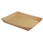 Bandeja cartolina Kraft para carne 190x150x30mm 4x200 un