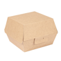 Concha Carto Nano-Micro Kraft para Hamburguer 155x145x95mm 10x50 un