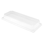 Tampa em Plstico PET para Barqueta de Carto Kraft Laminado 0472225 - 195x90x37mm 20x50 un