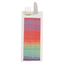Saqueta Talheres Celulose Branca Colorama 85x195mm + Guardanapo Dry Tissue 330x330mm 250 un