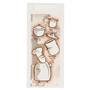 Saqueta Talheres Celulose Branca Bom Apetite 85x195mm + Guardanapo Dry Tissue 330x330mm 250 un