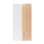 Saqueta de Papel Kraft com Janela em papel Cristal 120+60x230mm 250 un