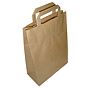 Saco Papel Castanho com Asa Plana 220x100x290mm 250un
